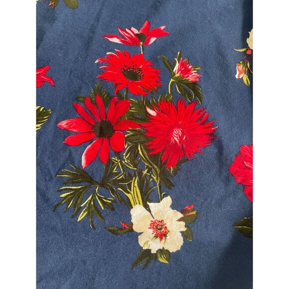 Denim & Flower Ricky Singh Hawaiian Floral Button-Up Short Sleeve Sz M Wear Art - Picture 9 of 9